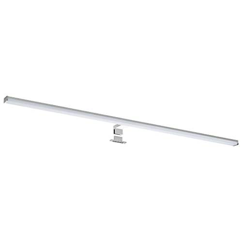 SEBSON® LED Spiegelleuchte 120cm Bad IP44 - Aufbauleuchte + Klemmleuchte, neutralweiß 4000K 15W 1500lm Aluminium - Schminklicht, Spiegellampe 1200x98x44mm