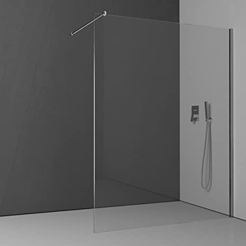 Duschwand Heidi Glashöhe 180cm verschiedene Breiten Walk in Dusche Duschwand Duschkabine 115-117 cm