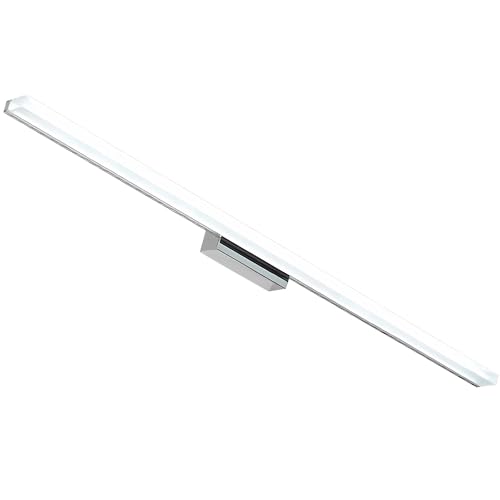 J.SUNUN LED Spiegelleuchte badlampe Weißes Licht 6000K 150CM Spiegellampe badezimmer lampe wand wandlampe Spiegelschrank beleuchtung leuchte lampe Spiegellampen für das bad wasserdicht 30W