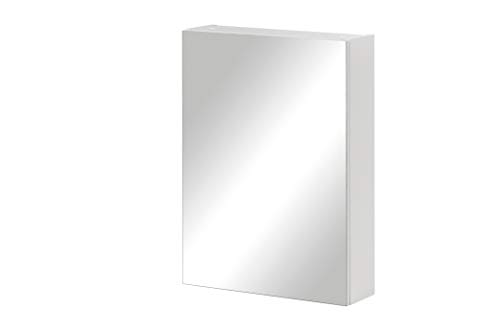Schildmeyer Basic Spiegelschrank 146427, weiß glanz, 50 cm