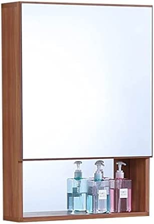 JEEVOO Spiegelschrank Space Aluminium Badezimmerspiegelschrank Badezimmerspiegelschrank Wandmontierter Badezimmerspiegel mit Aufbewahrungsschrank