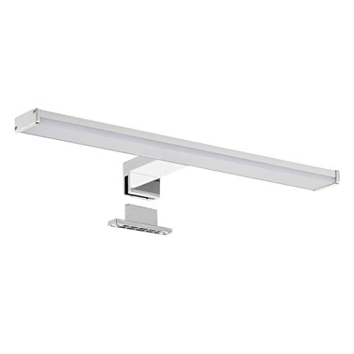 SEBSON® LED Spiegelleuchte 40cm, Bad IP44 neutralweiß 4000K 400x108x44mm 8W 600lm, Aufbauleuchte +...