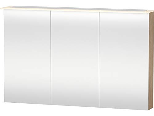Duravit Spiegelschrank X-Large 138x1200x760mm 3 Spiegeltüren, LED, eiche gebürstet, XL759601212
