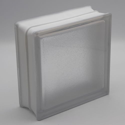 Basic Glasbaustein Riva klar, 19x19x8 cm - 6 Stück