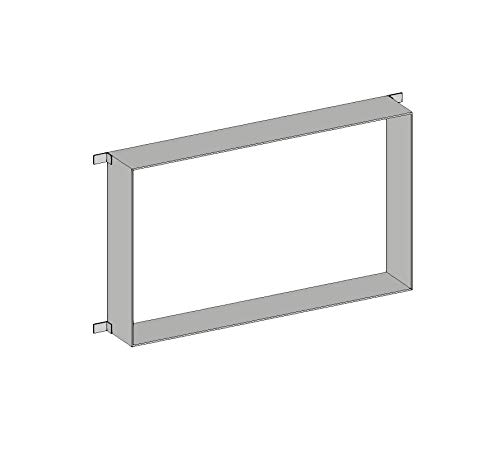 Emco Einbaurahmen für Badezimmerspiegelschrank Prime (123 cm Breite), Rahmen für hochwertigen Lichtspiegelschrank als Unterputz-Modell, zum passgenauen und sicheren Einbau