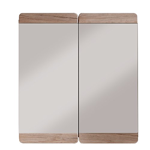 trendteam smart living - Spiegelschrank Spiegel - Badezimmer - Malea - Aufbaumaß (BxHxT) 65 x 70 x 15 cm -...