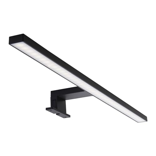 SOTECH LED Aufbauleuchte SKY 600 mm neutralweiß (4000K) 230V / 8W schwarz Spiegelleuchte Schrankleuchte Badleuchte