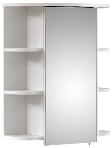 Pelipal Spiegelschrank, Holzwerkstoff, Weiß Glanz, B60xH70xT20 cm