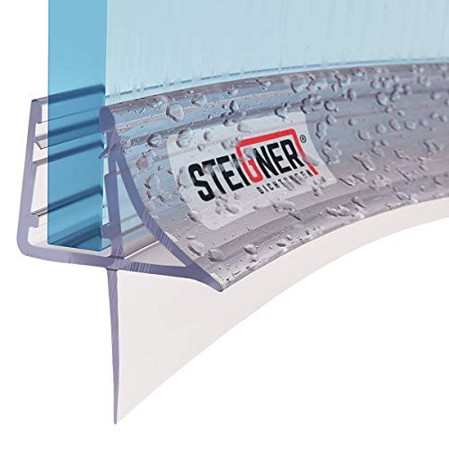 STEIGNER Duschdichtung, 70cm, Glasstärke 6/7/ 8 mm, Vorgebogene PVC Ersatzdichtung für Runddusche, UK09