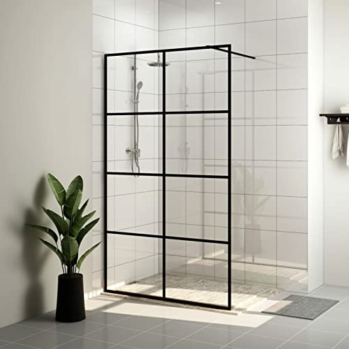 Duschwand für Begehbare Dusche mit Klarem ESG Glas 115x195 cm, ShGaxin Duschrückwand, Duschabtrennung, Glaswand Dusche, Duschglaswand, Duschtrennwand - 151036