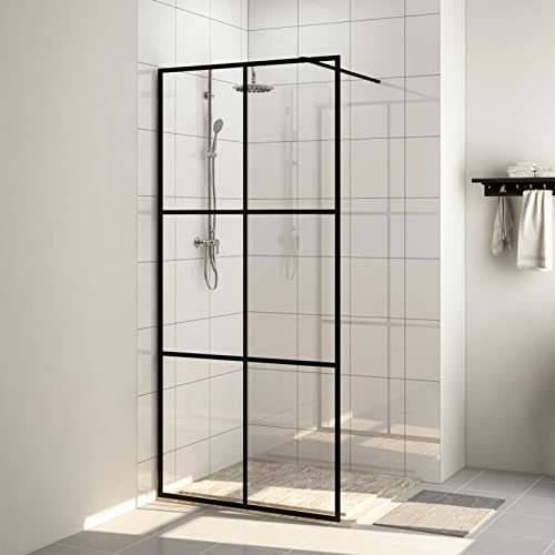 Duschwand für Begehbare Dusche mit Klarem ESG Glas 100x195 cm, CIADAZ Duschrückwand, Duschabtrennung, Glaswand Dusche, Duschglaswand, Duschtrennwand - 151025